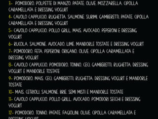 L'Insalatona - Menu